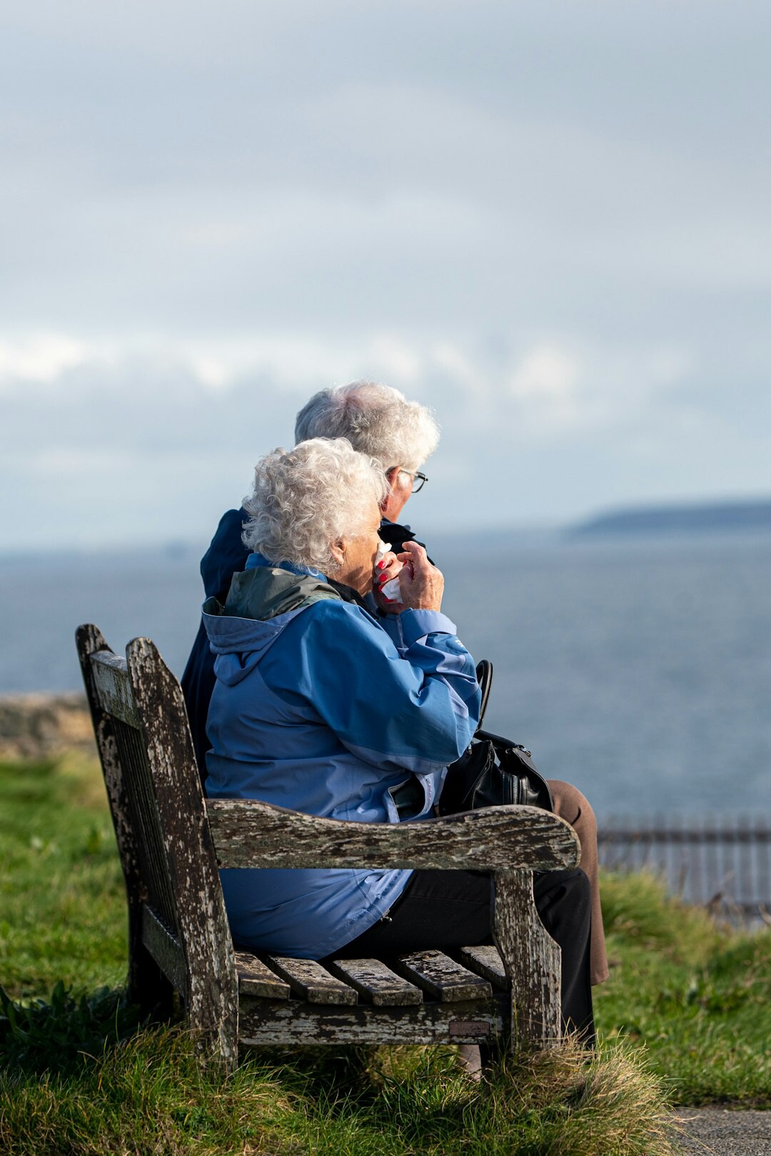 senior couple by the sea