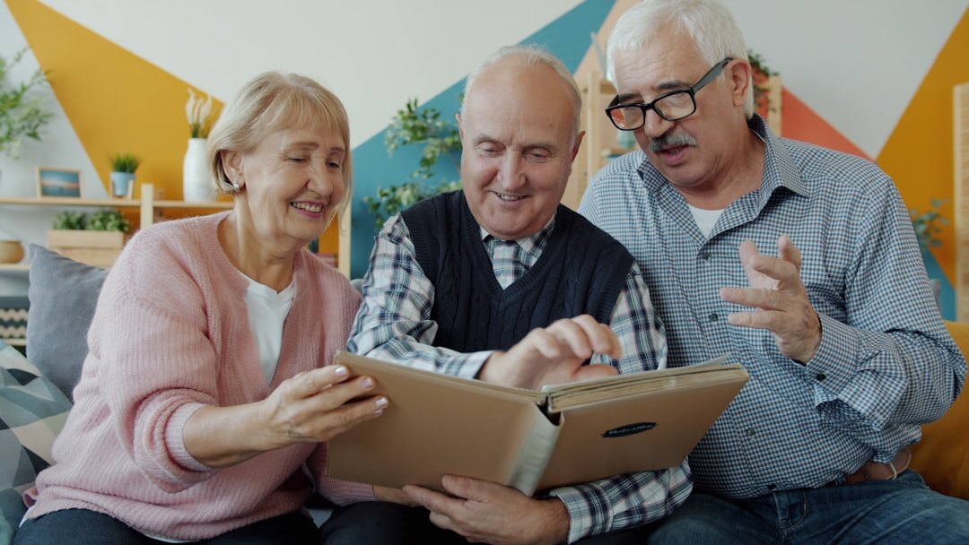 senior couple with legal papers